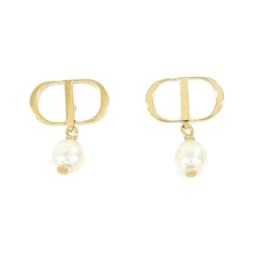 DIOR White Earrings